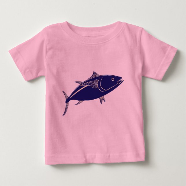 Roter Thunfisch Baby T-shirt (Vorderseite)
