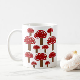 Roter Toadstocker Wald Pilz Kaffeetasse