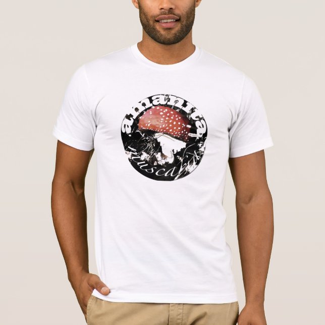 roter Toadstool, Wulstling muscaria, T-Shirt (Vorderseite)