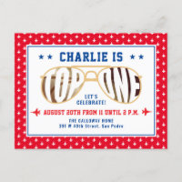 Roter TopOne-Kämpfer-Pilot zum ersten Geburtstag