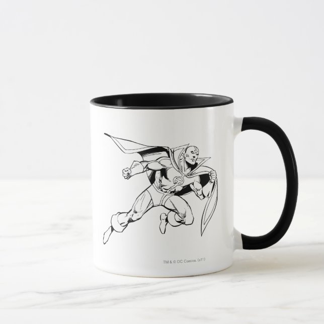Roter Tornado Umriss Tasse (Rechts)