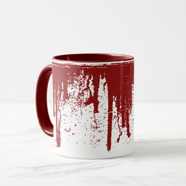 Roter Tropfen Tasse (Vorderseite Links)