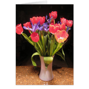 Roter Tulpe-Blumenstrauß II