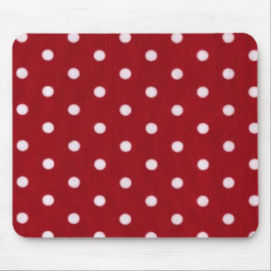 Roter Tupfen-Druck Mousepad