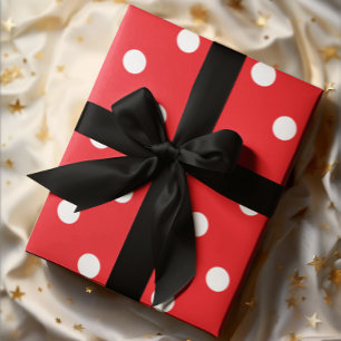 Roter Tupfen Geschenkpapier