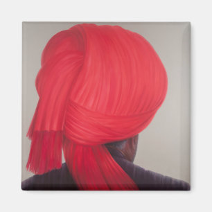Roter Turban 2012 Magnet