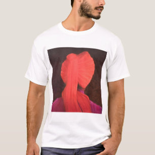Roter Turban im Schatten T-Shirt