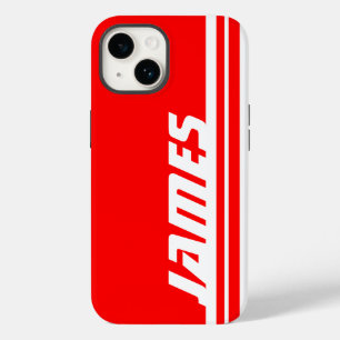 Roter u. weißer Streifensport iphone 5 Case-Mate iPhone Hülle