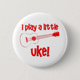 Roter Ukulele Button