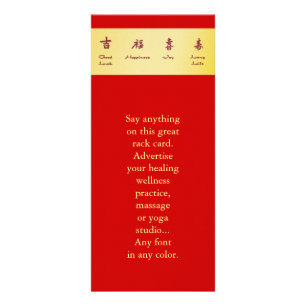 Roter Umschlag - Hong Bao Werbekarte