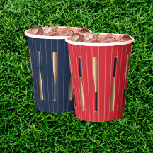 Roter und Blauer Baseball-Geburtstag