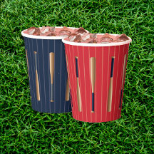Roter und Blauer Baseball-Geburtstag