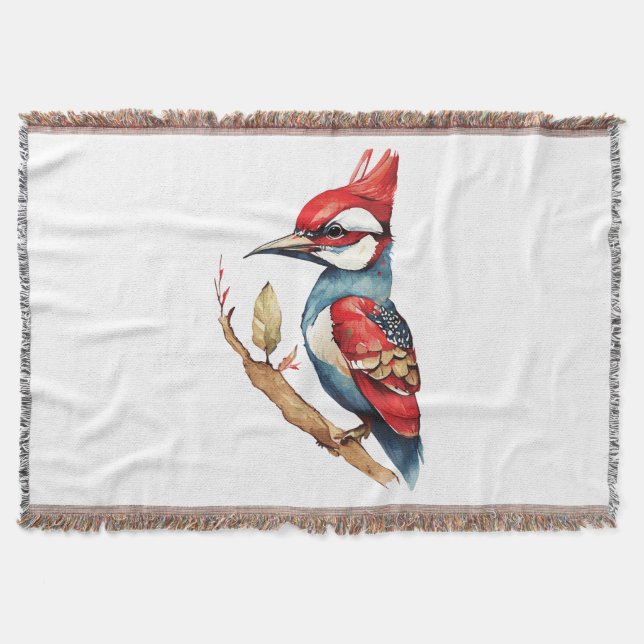 Roter und Blauer Specker Decke (Vorderseite)