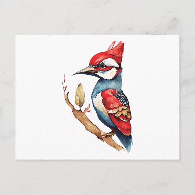 Roter und Blauer Specker Postkarte (Vorderseite)