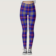 Roter und blauer Tartanstoff