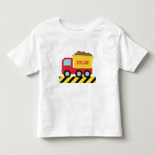 Roter und gelber Kipper, für Kinder Kleinkind T-shirt