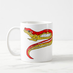 Roter und Gelber Salamander Kaffeetasse