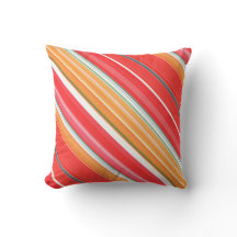 Roter und gelber Streifen und Kariert