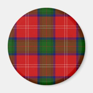Roter und grüner Clan Chisholm Tartan Magnet