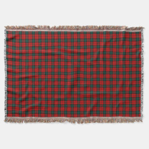 Roter und grüner Stewart of Atholl Clan Tartan Decke