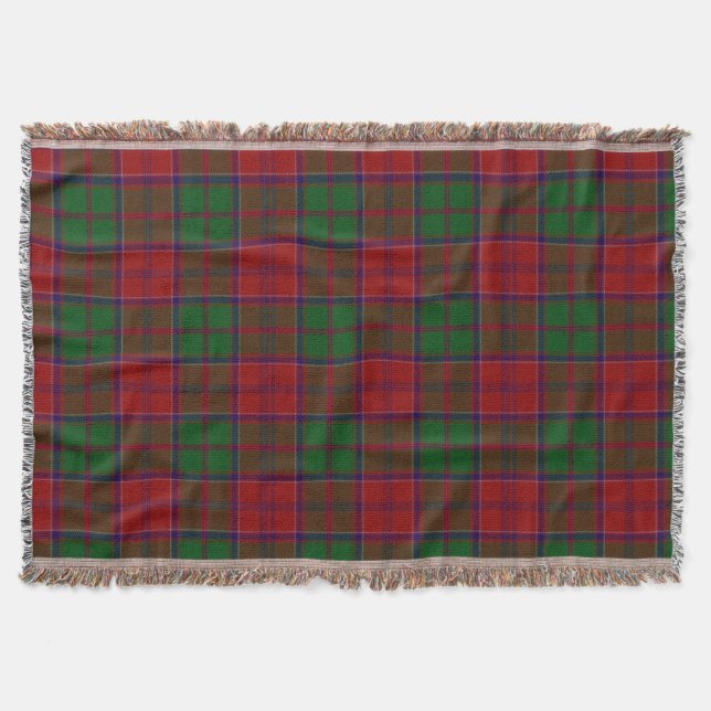 Roter und grüner Tartan Decke (Vorderseite)