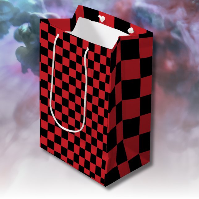 Roter und schwarzer Motor Vintag Mittlere Geschenktüte (Von Creator hochgeladen)