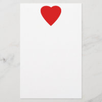 Roter und weißer Liebe-Herz-Entwurf