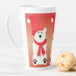 Roter und Weißer Polar Milchtasse