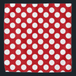 Roter und weißer TupfenBandana Kopftuch<br><div class="desc">Dieser niedliche Bandana ist der perfekte Zusatz für Sie,  Ihr Kind oder Ihren Lieblingshund.</div>