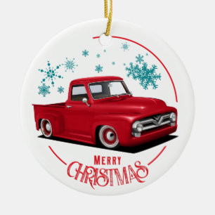 Roter Urlaub F100 Keramik Ornament