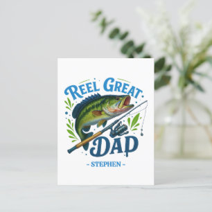 Roter Vater - Fischfang und Fisch Postkarte