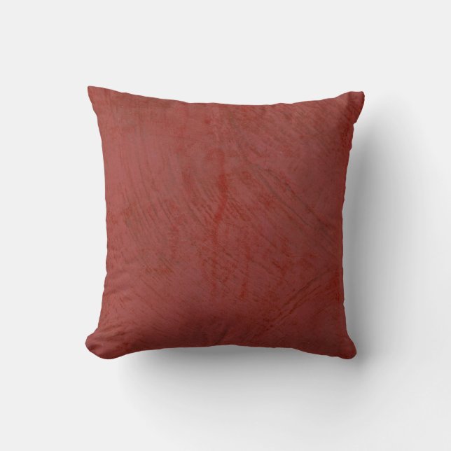 Roter venezianischer Gips Kissen (Vorderseite)