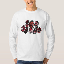 Roter Vogelscheuche Herbst T-Shirt