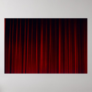 Roter Vorhang Poster