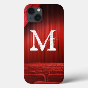 Roter Vorhang Theater Monogramm IPAD Hülle