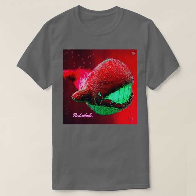 Roter Wal T-Shirt (Design vorne)