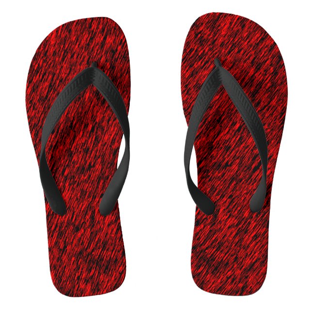 Roter Wald Flip Flops (Fußbett)