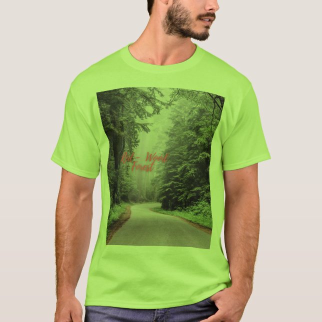 Roter Wald Herren kurze Seele T-Shirt (Vorderseite)
