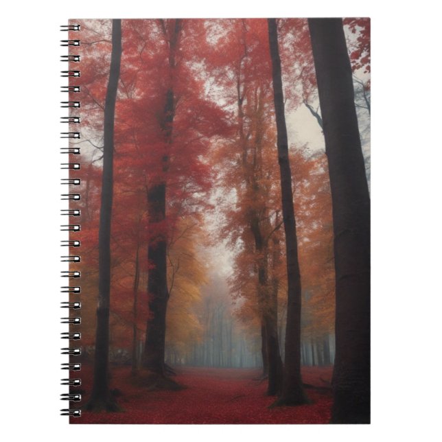 Roter Wald  Notizblock (Vorderseite)