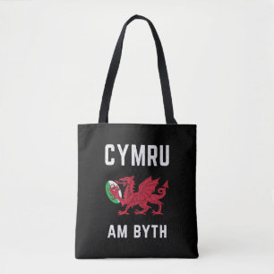 Roter walisischer Drache Cymru Roots Rugby Fan Wal