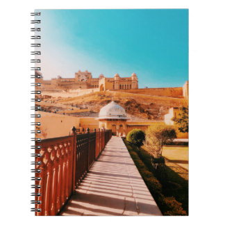 ROTER WALL FENCE NOTIZBLOCK