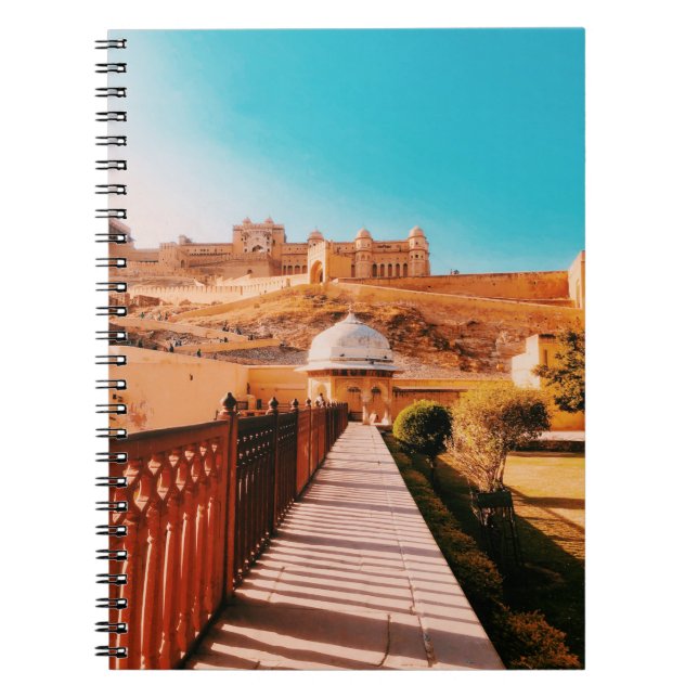 ROTER WALL FENCE NOTIZBLOCK (Vorderseite)