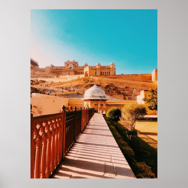 ROTER WALL FENCE POSTER (Vorne)