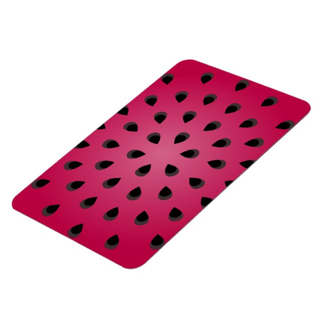 Roter Wassermelone mit Samen Magnet (Linke Seite)
