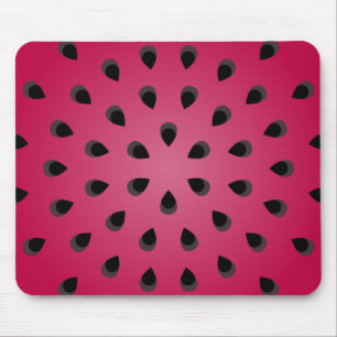 Roter Wassermelone mit Samen Mousepad