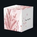 Roter Weihnachtsbaum Schneedekoration Schöne Geschenkschachtel<br><div class="desc">Roter Weihnachtskiefer Schnee Dekoration Schöne Gefälligkeitskasten. Einzigartiges,  schönes,  stilvolles Design. Leicht personalisiert zu sein. Schriftart Stil,  Größe und Farben können geändert werden. Matching-Elemente verfügbar.</div>