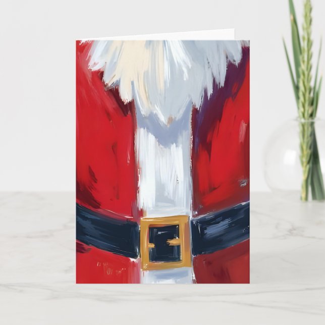 Roter Weihnachtsmann-Anzug Weihnachten (Vorderseite)