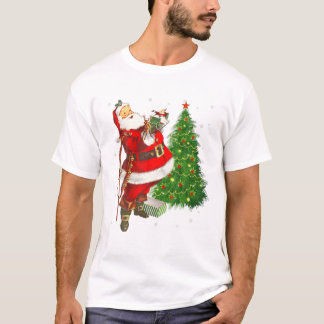 Roter Weihnachtsmann rotes Weihnachten T-Shirt