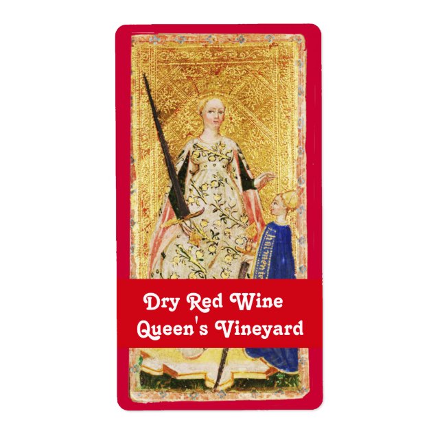 ROTER WEIN/ANTIQUE TAROTEN (Vorne)