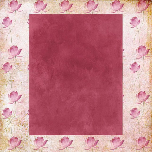 Roter Wein Blume Scrapbook Paper (Von Creator hochgeladen)